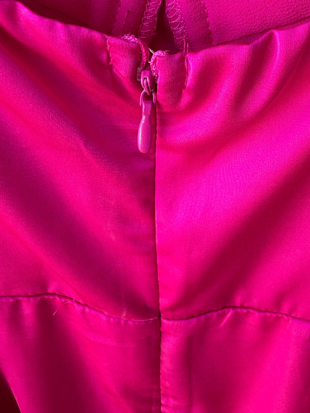 ASTR the Label Bustier Satin Fuchsia Midi Dress Size XS - Picture 12 of 15